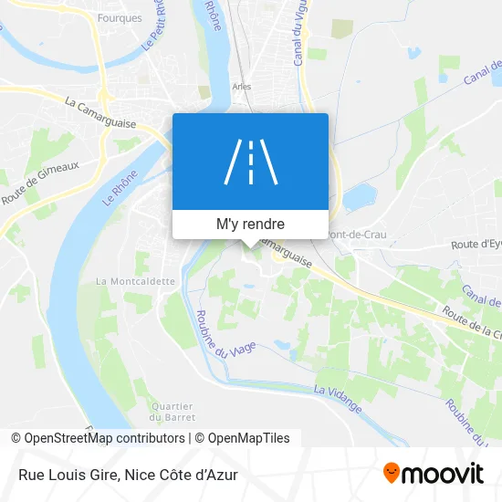Rue Louis Gire plan