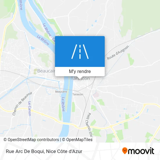 Rue Arc De Boqui plan