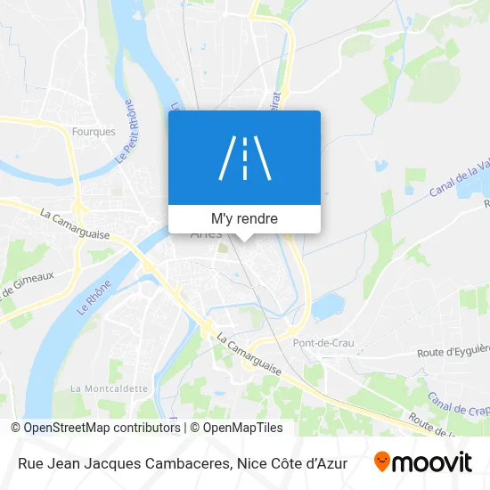 Rue Jean Jacques Cambaceres plan