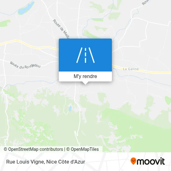 Rue Louis Vigne plan