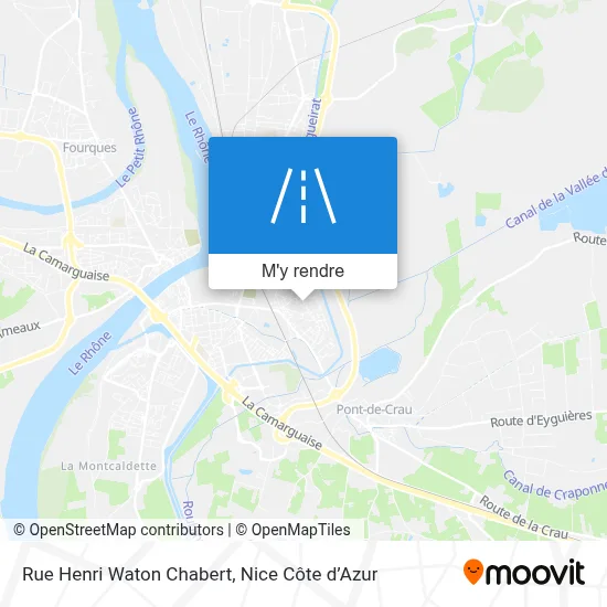 Rue Henri Waton Chabert plan