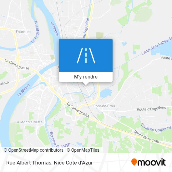 Rue Albert Thomas plan