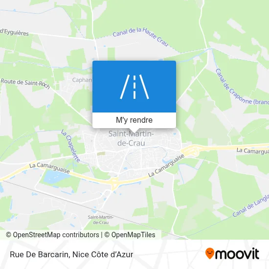 Rue De Barcarin plan