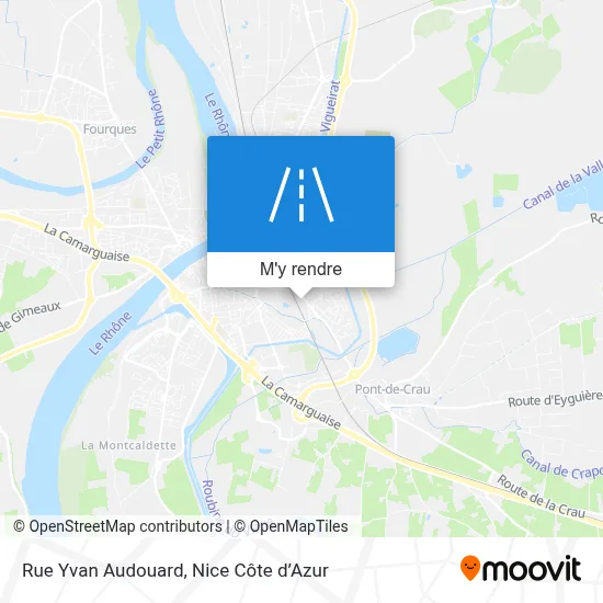 Rue Yvan Audouard plan
