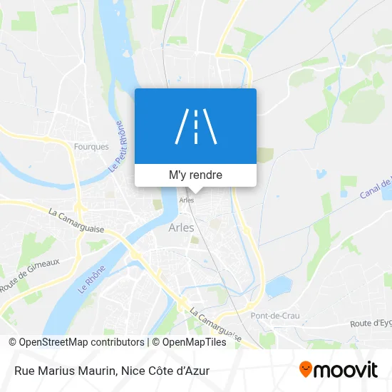 Rue Marius Maurin plan