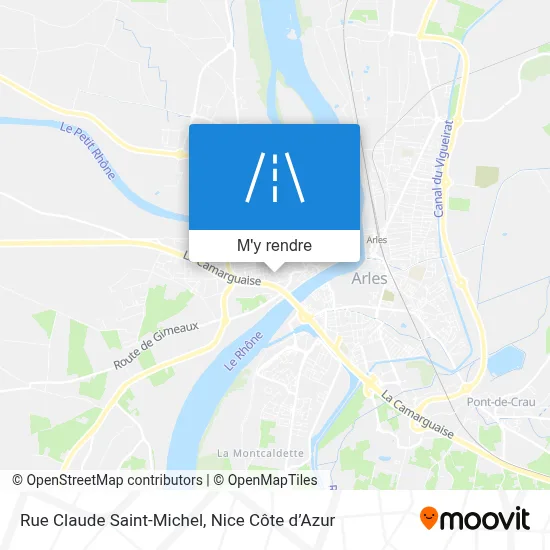 Rue Claude Saint-Michel plan