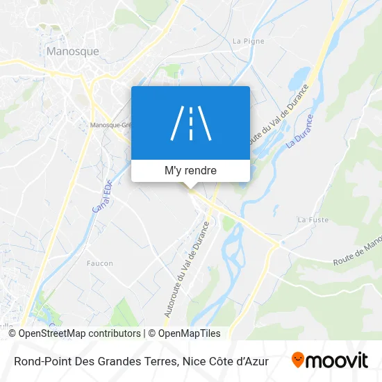 Rond-Point Des Grandes Terres plan