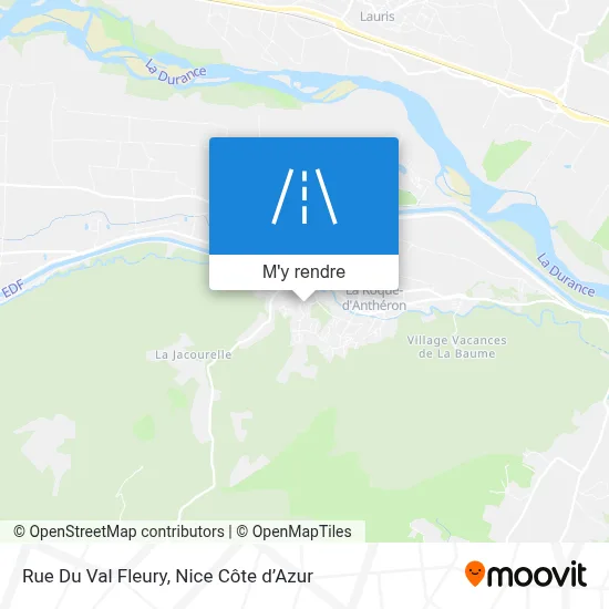 Rue Du Val Fleury plan