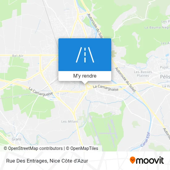 Rue Des Entrages plan