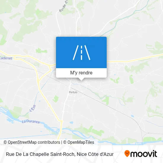 Rue De La Chapelle Saint-Roch plan