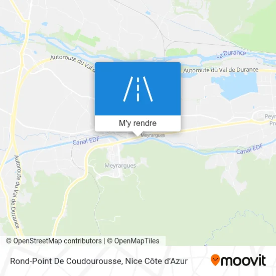 Rond-Point De Coudourousse plan