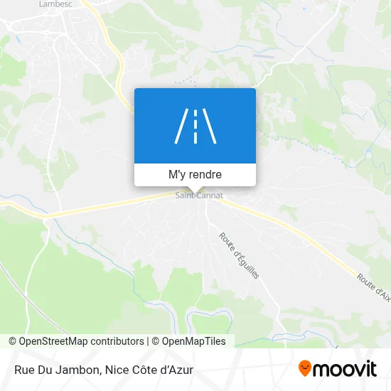 Rue Du Jambon plan