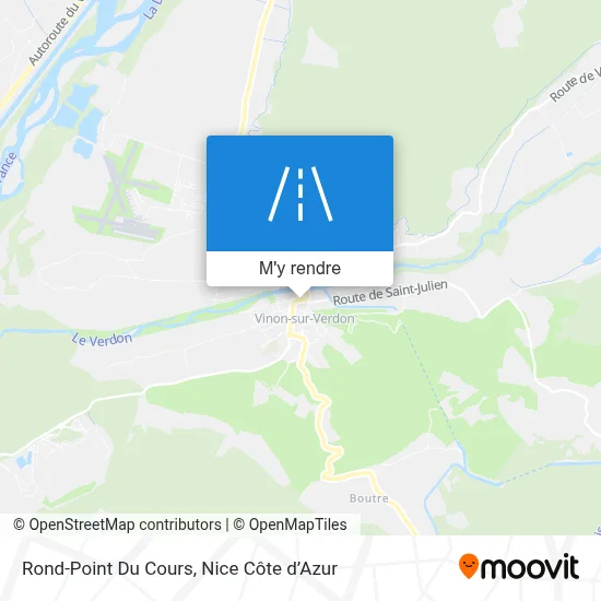 Rond-Point Du Cours plan