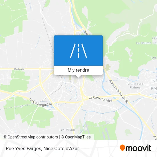 Rue Yves Farges plan