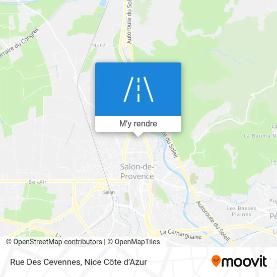 Rue Des Cevennes plan