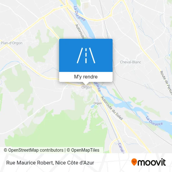 Rue Maurice Robert plan
