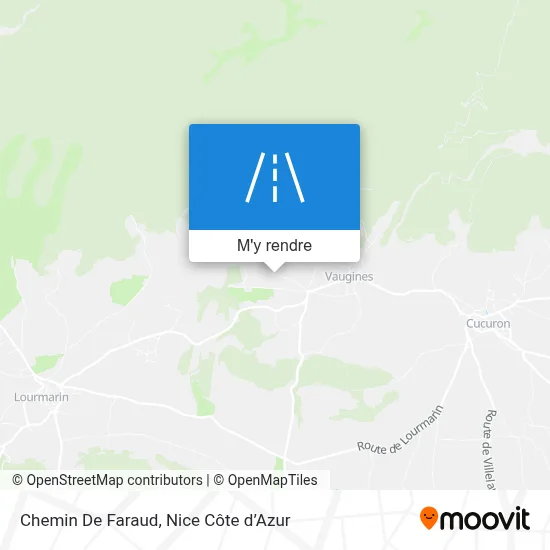 Chemin De Faraud plan