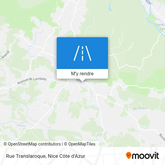 Rue Translaroque plan