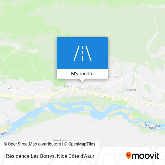 Résidence Les Borrys plan