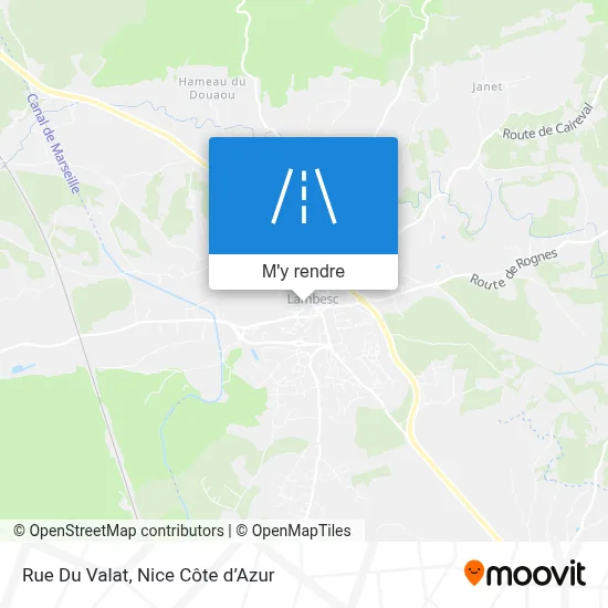 Rue Du Valat plan