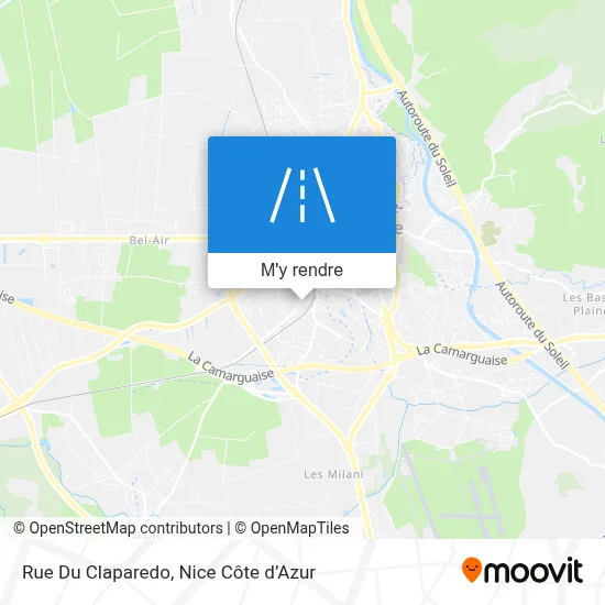 Rue Du Claparedo plan