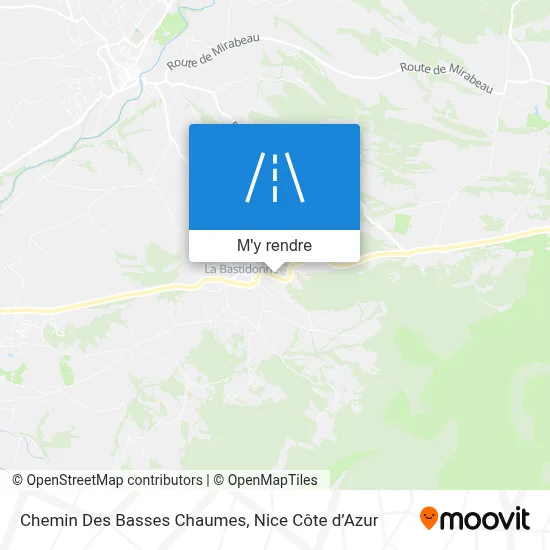 Chemin Des Basses Chaumes plan