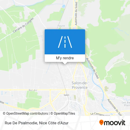 Rue De Psalmodie plan