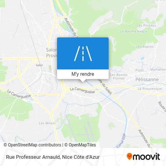 Rue Professeur Arnauld plan
