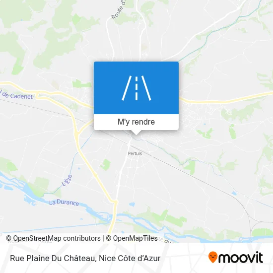 Rue Plaine Du Château plan