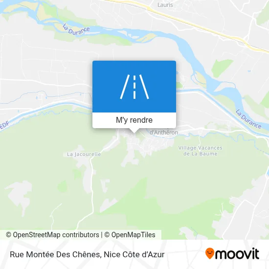 Rue Montée Des Chênes plan