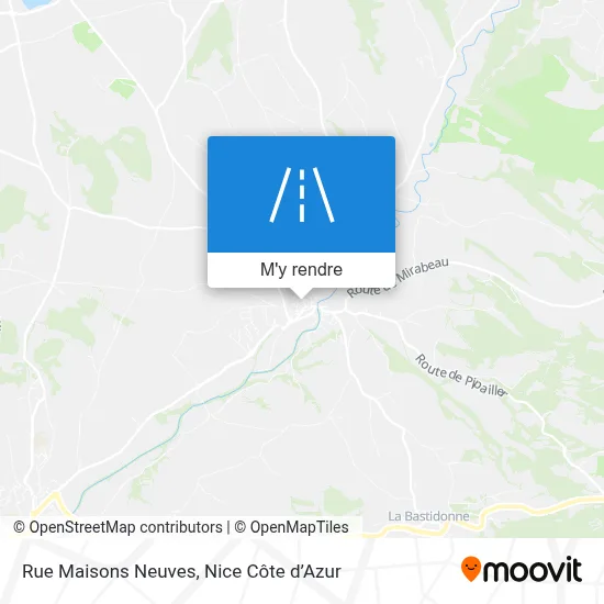 Rue Maisons Neuves plan