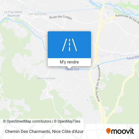 Chemin Des Charmants plan