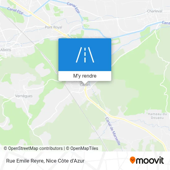 Rue Emile Reyre plan