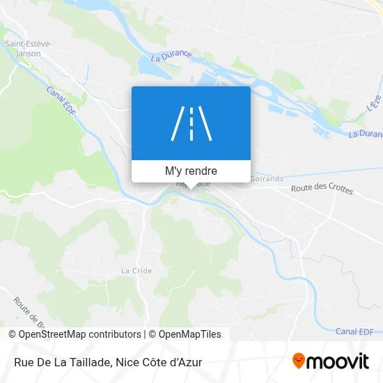Rue De La Taillade plan
