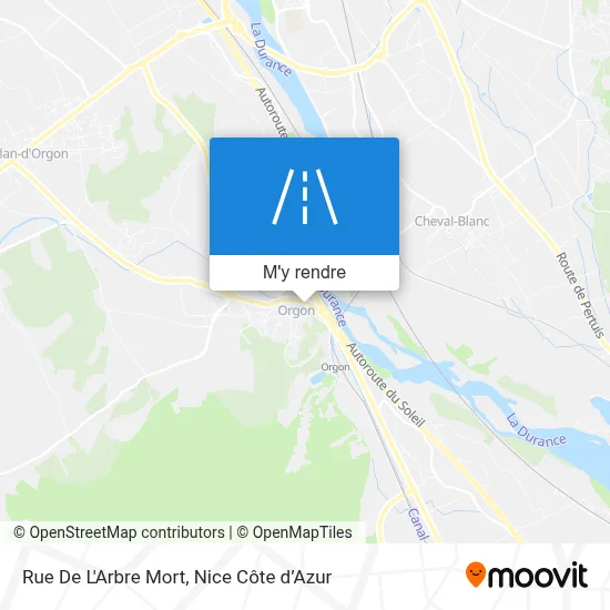 Rue De L'Arbre Mort plan