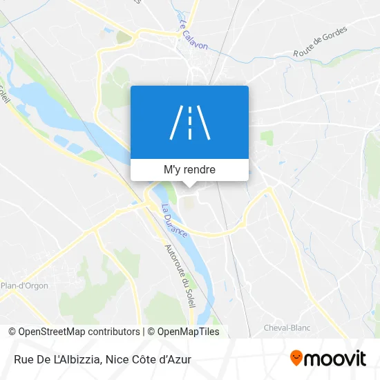 Rue De L'Albizzia plan