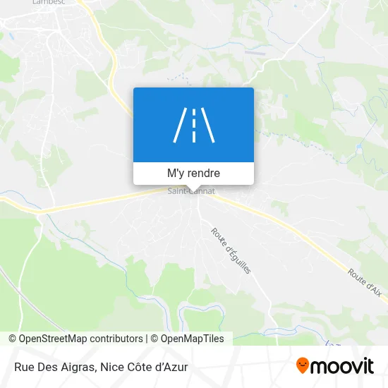Rue Des Aigras plan