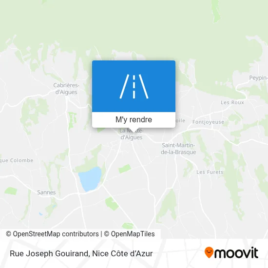 Rue Joseph Gouirand plan