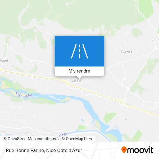 Rue Bonne Farine plan