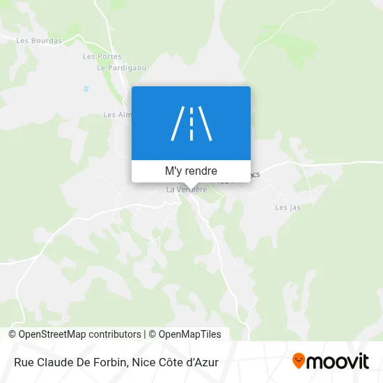 Rue Claude De Forbin plan
