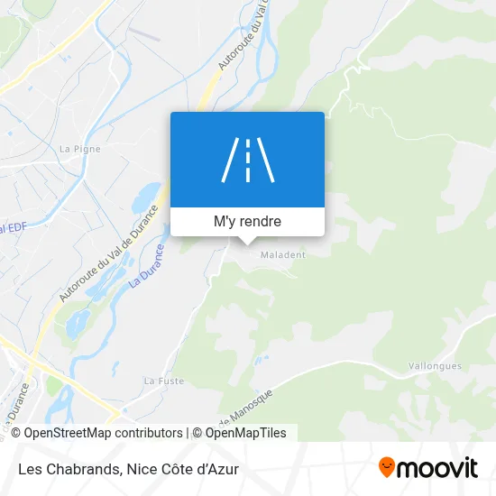 Les Chabrands plan