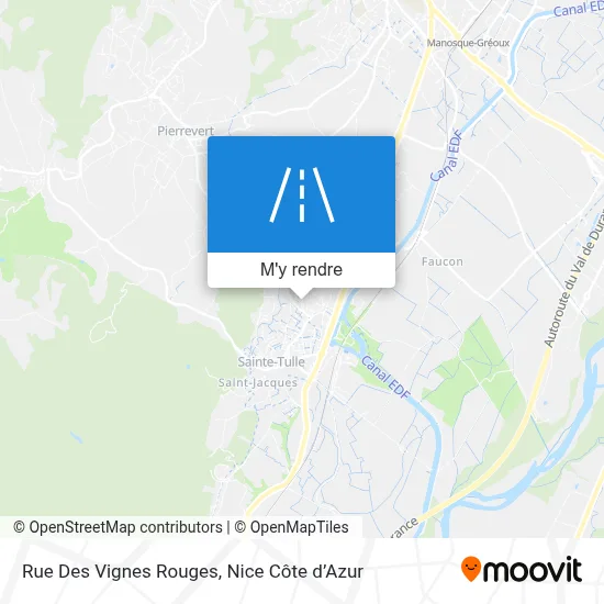 Rue Des Vignes Rouges plan