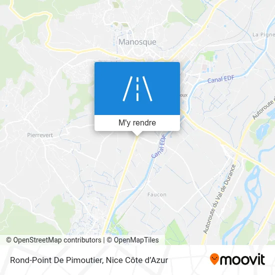 Rond-Point De Pimoutier plan