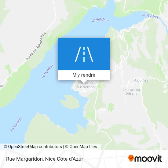 Rue Margaridon plan