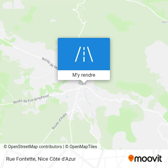 Rue Fontette plan