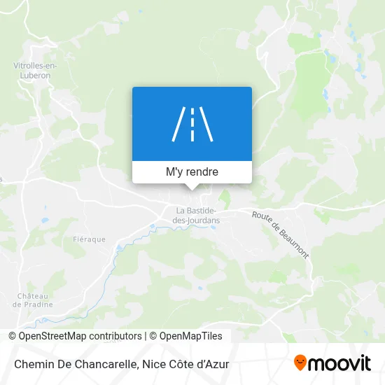 Chemin De Chancarelle plan