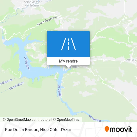 Rue De La Barque plan