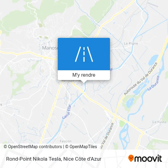 Rond-Point Nikola Tesla plan