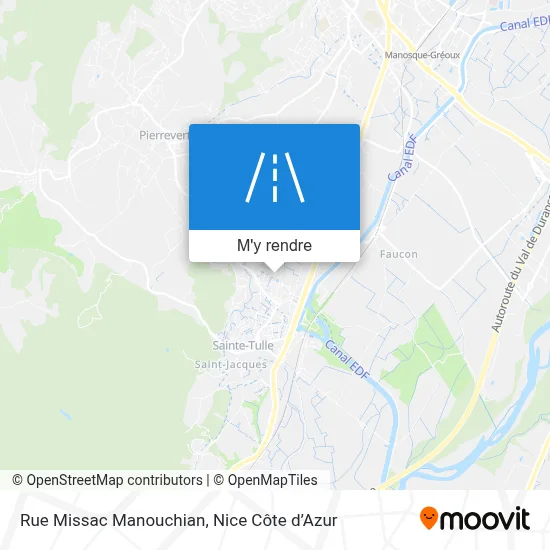 Rue Missac Manouchian plan