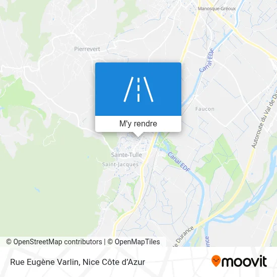 Rue Eugène Varlin plan